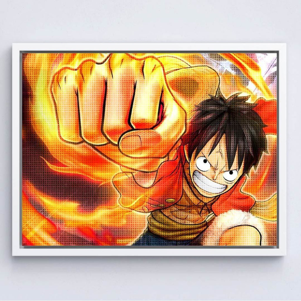 Kit Arte com Diamante - Luffy