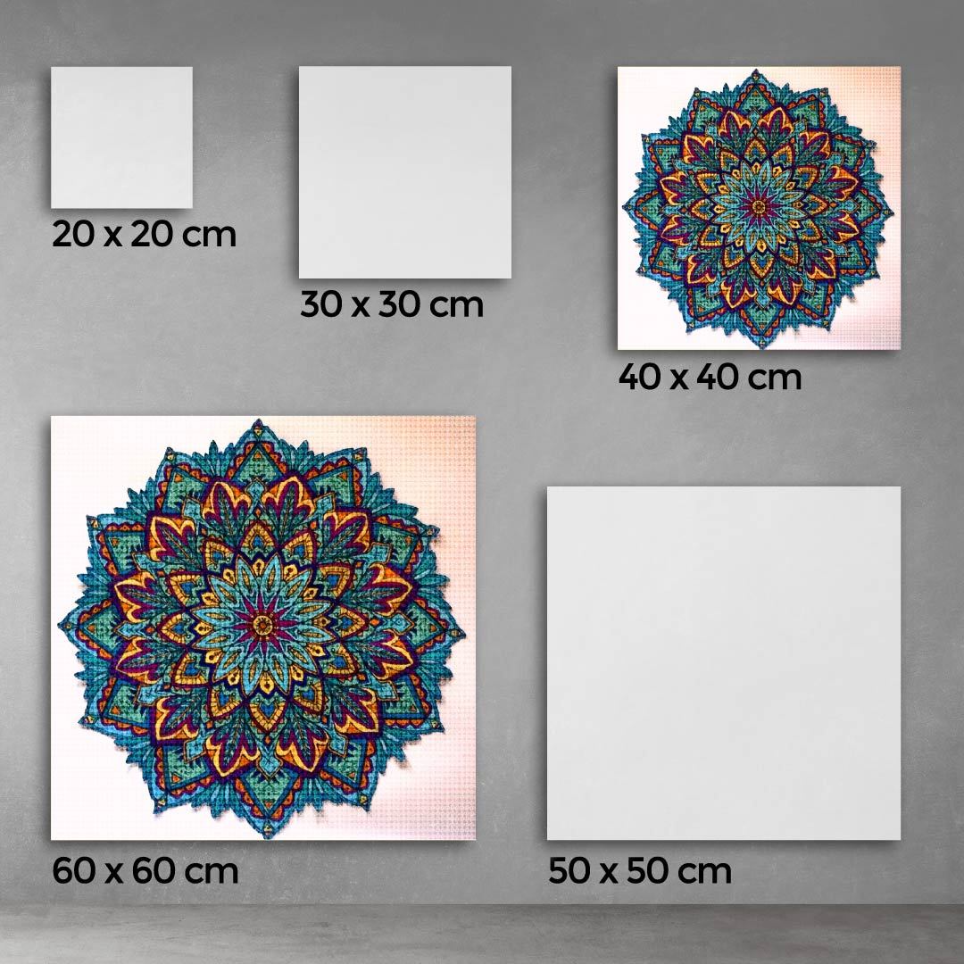 Kit Arte com Diamante - Mandala Aveludada