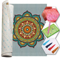 Kit Arte com Diamante - Mandala Esmeralda