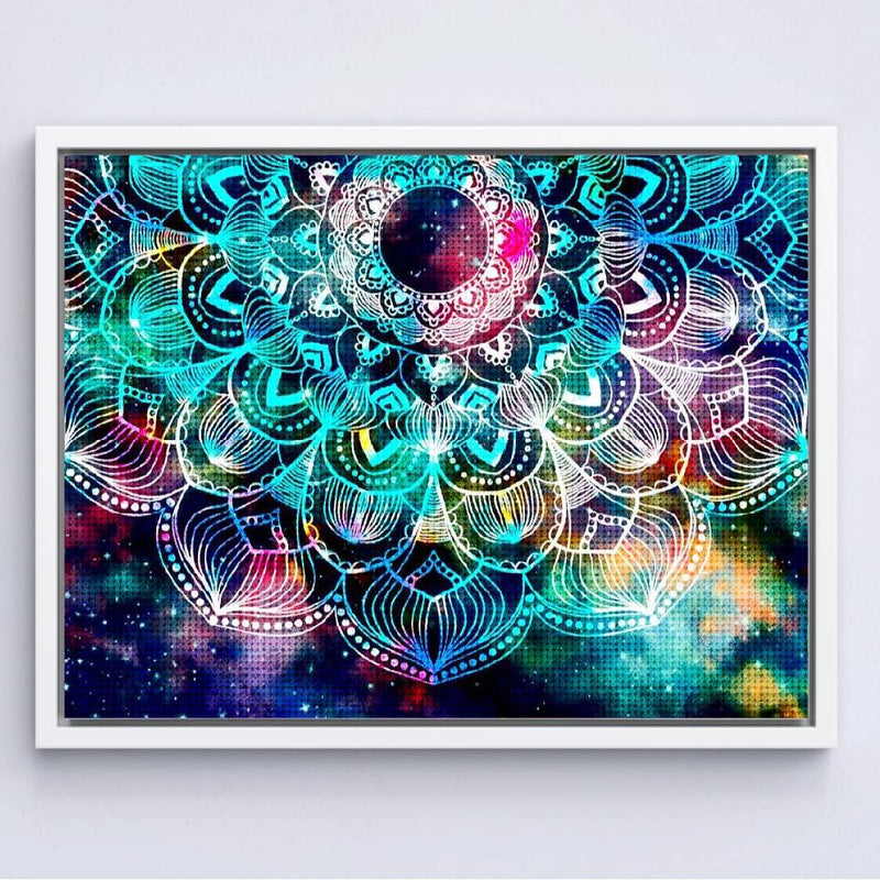 Kit Arte com Diamante - Mandala Espacial