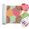 Kit Arte com Diamante - Mandala Estampa Quadrada