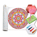 Kit Arte com Diamante - Mandala Laranja