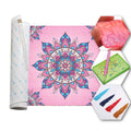 Kit Arte com Diamante - Mandala Rosada