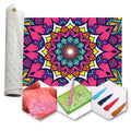 Kit Arte com Diamante - Mandala Roxeada
