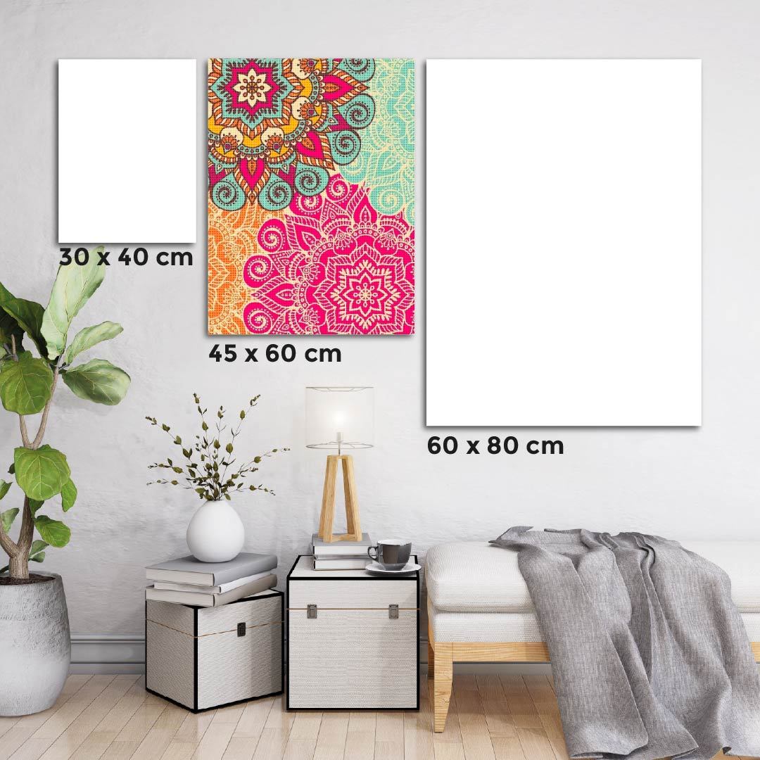 Kit Arte com Diamante - Mandala Textura