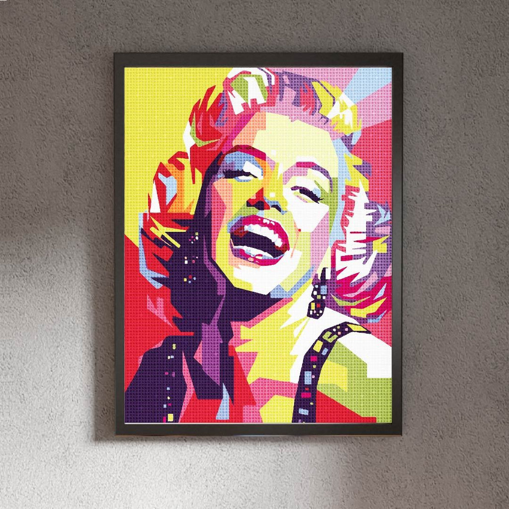 Kit Arte com Diamante - Marilyn Monroe Pop Art