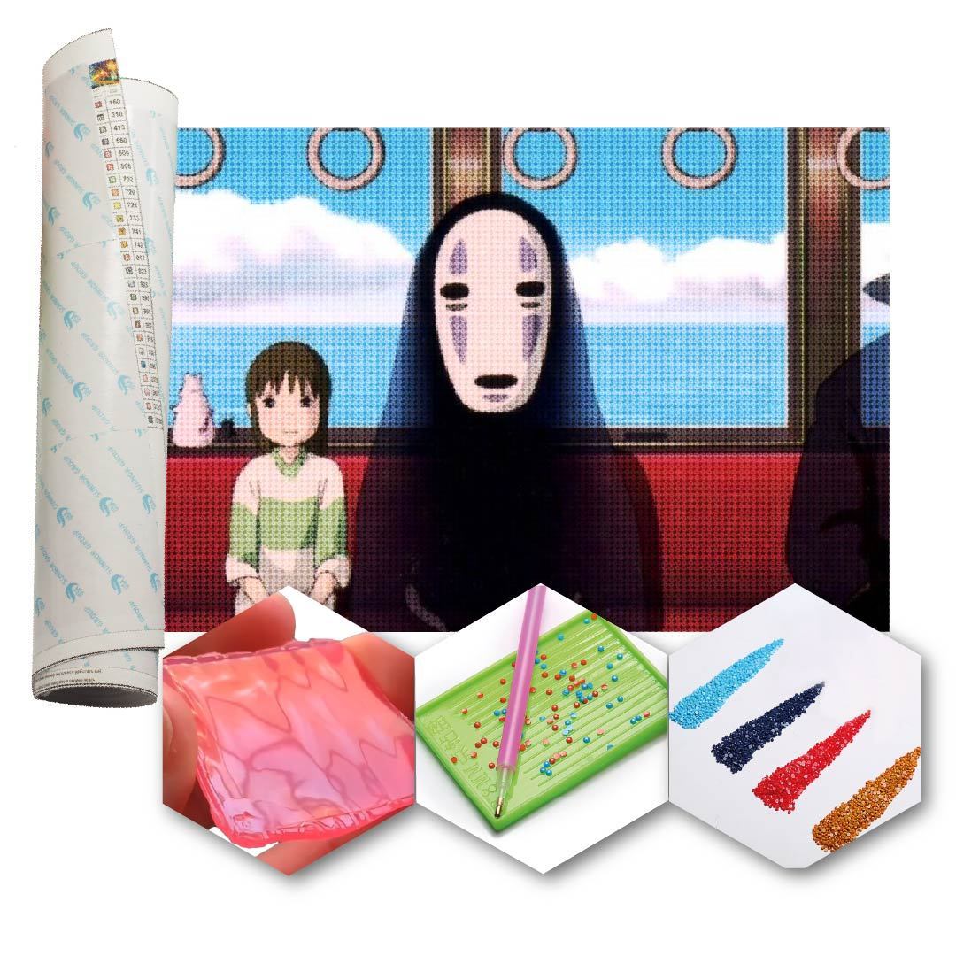 Kit Arte com Diamante - Mask Chihiro