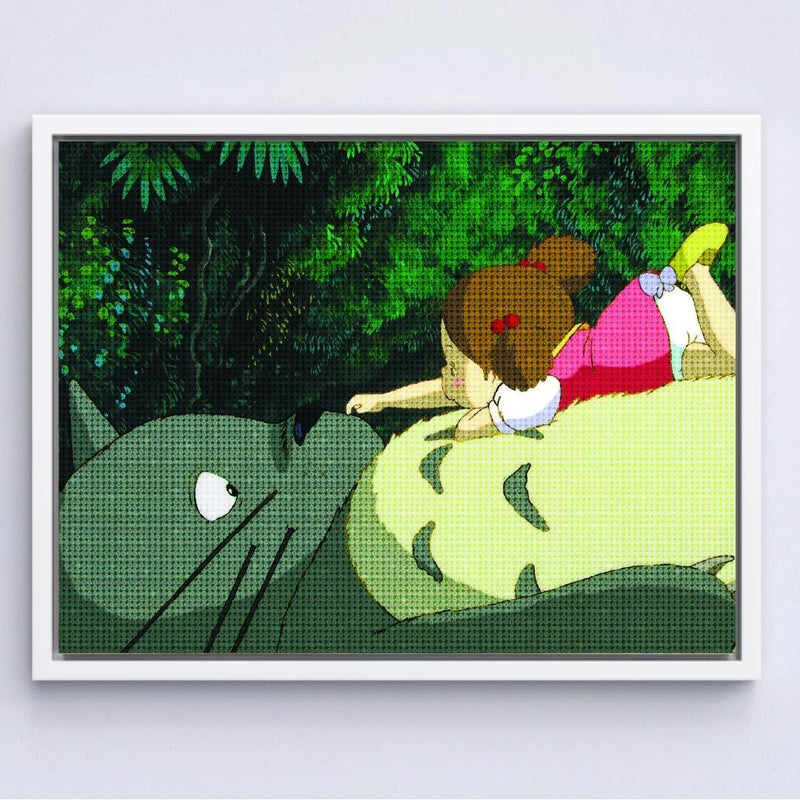 Kit Arte com Diamante - Meu Amigo Totoro