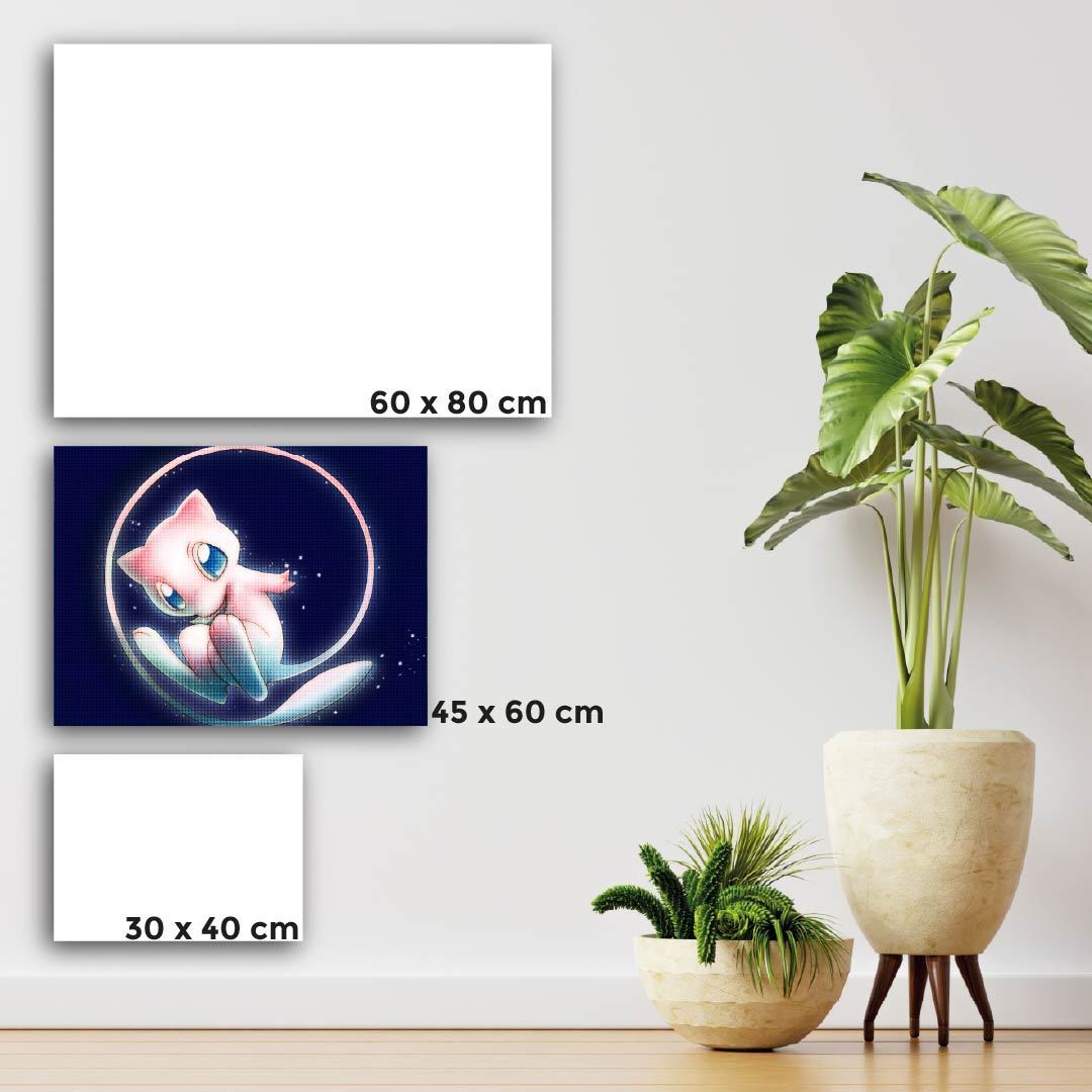 Kit Arte com Diamante - Mew Star