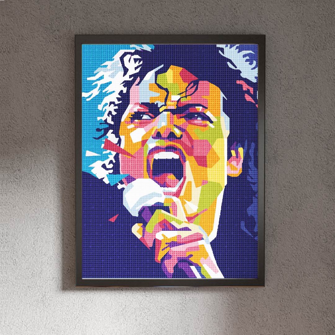 Kit Arte com Diamante - Michael Jackson Pop Art