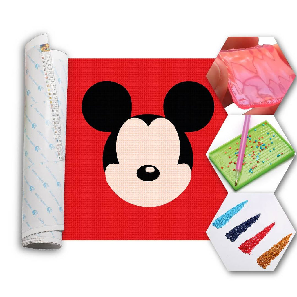 Kit Arte com Diamante - Mickey