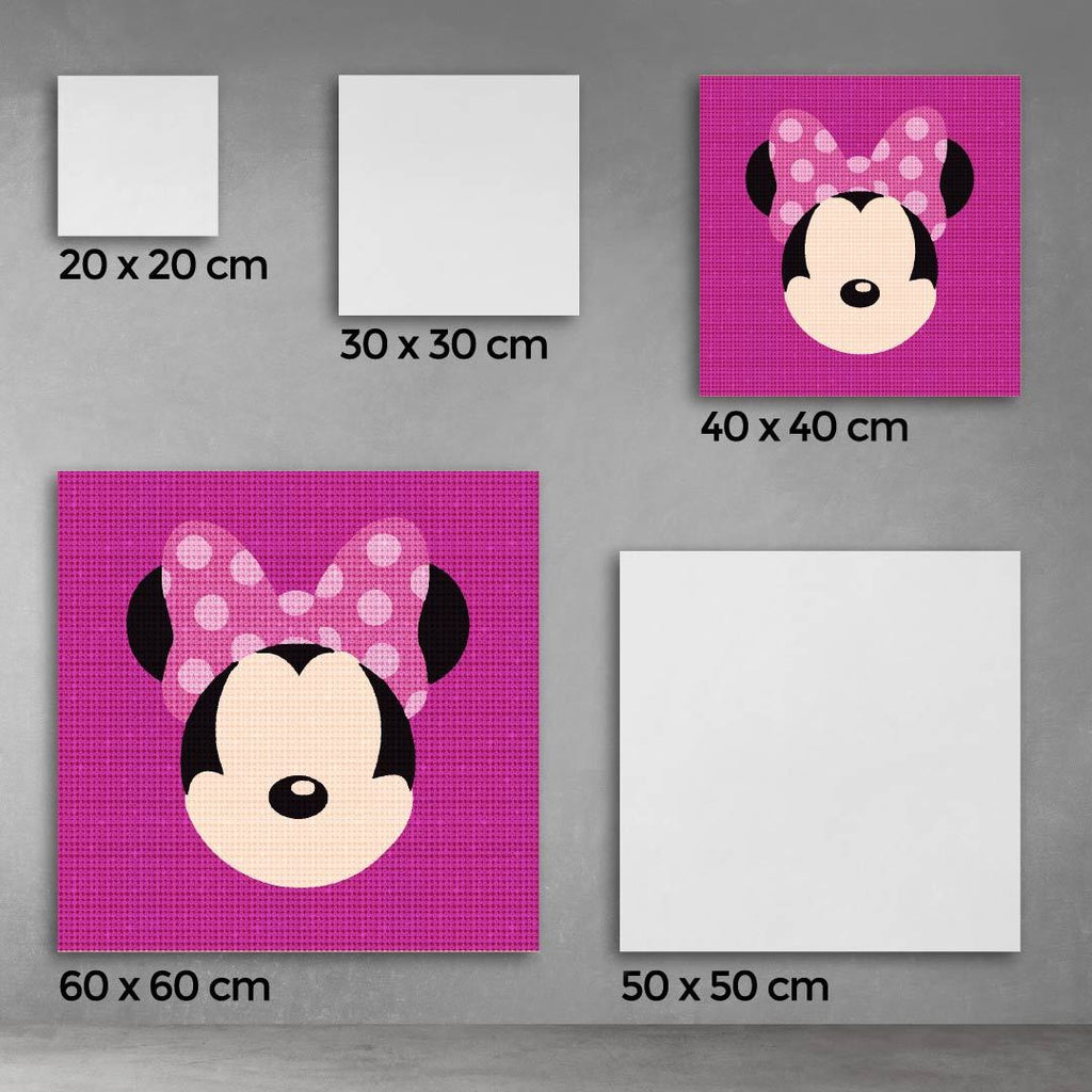 Kit Arte com Diamante - Minnie