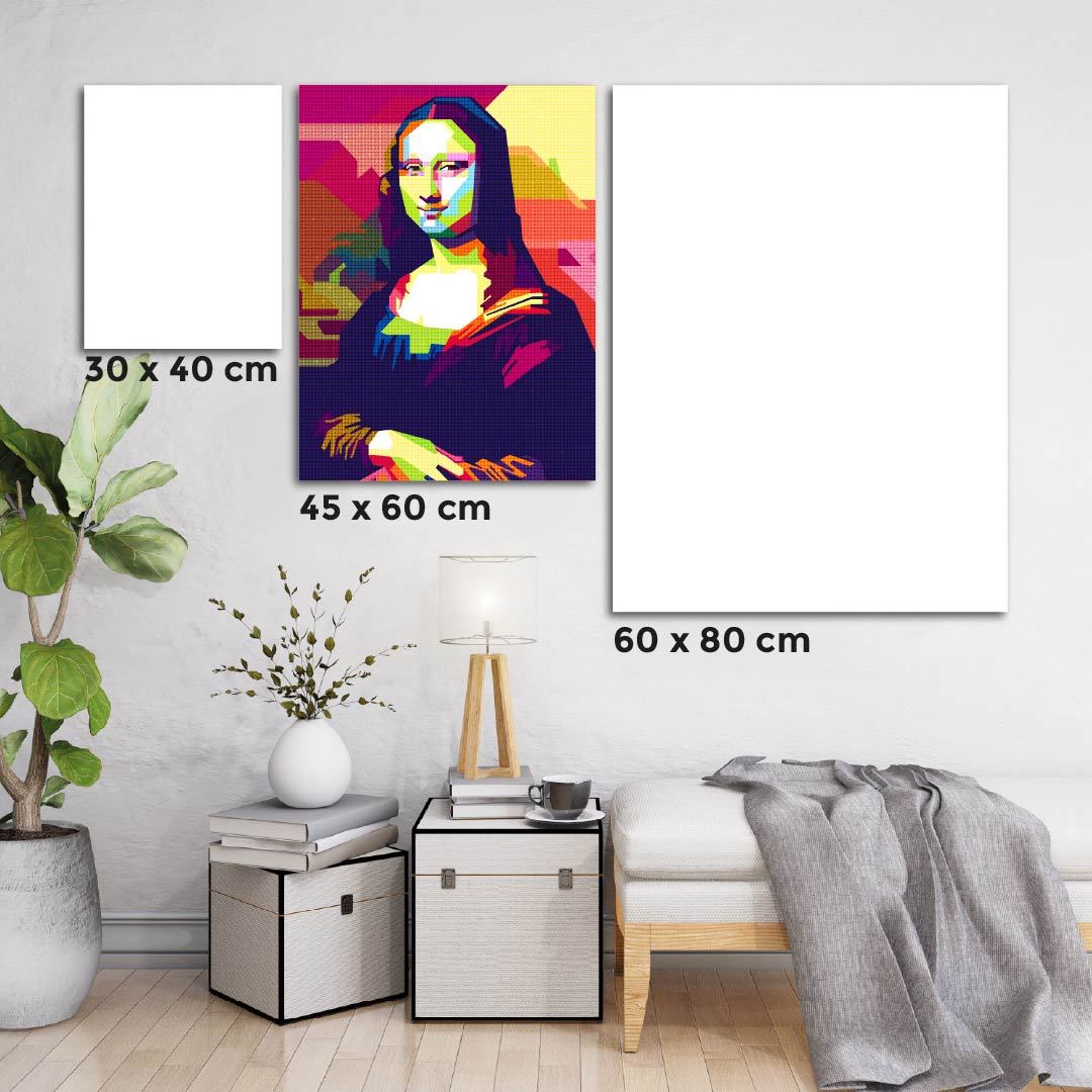Kit Arte com Diamante - Mona Pop Art