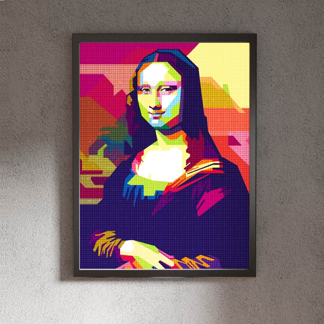 Kit Arte com Diamante - Mona Pop Art