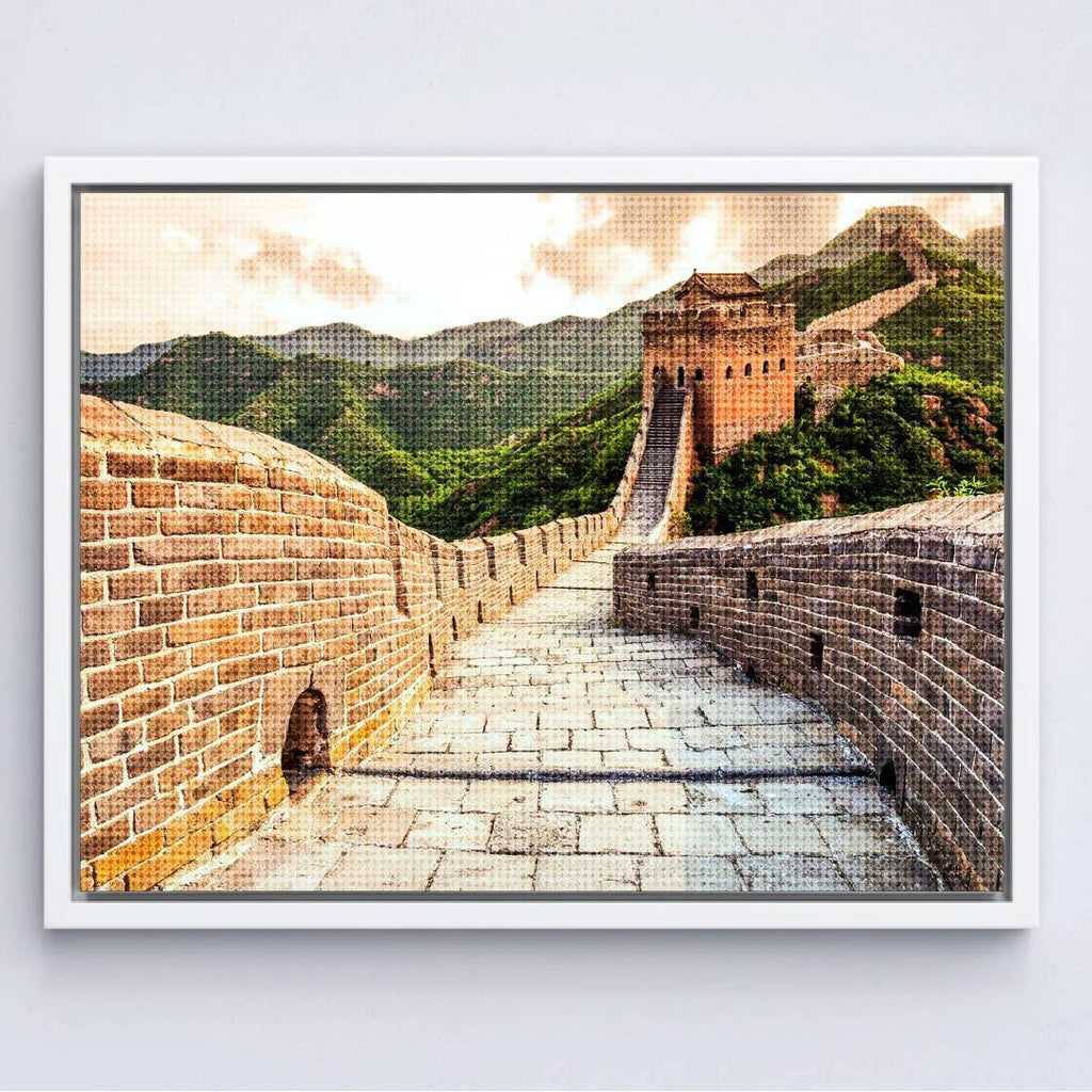 Kit Arte com Diamante - Muralha da China