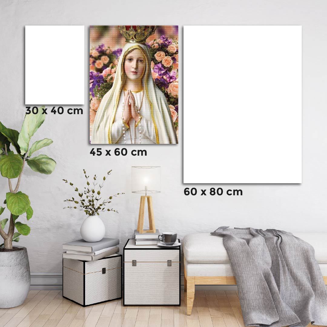 Kit Arte com Diamante - N. Sra de Fátima