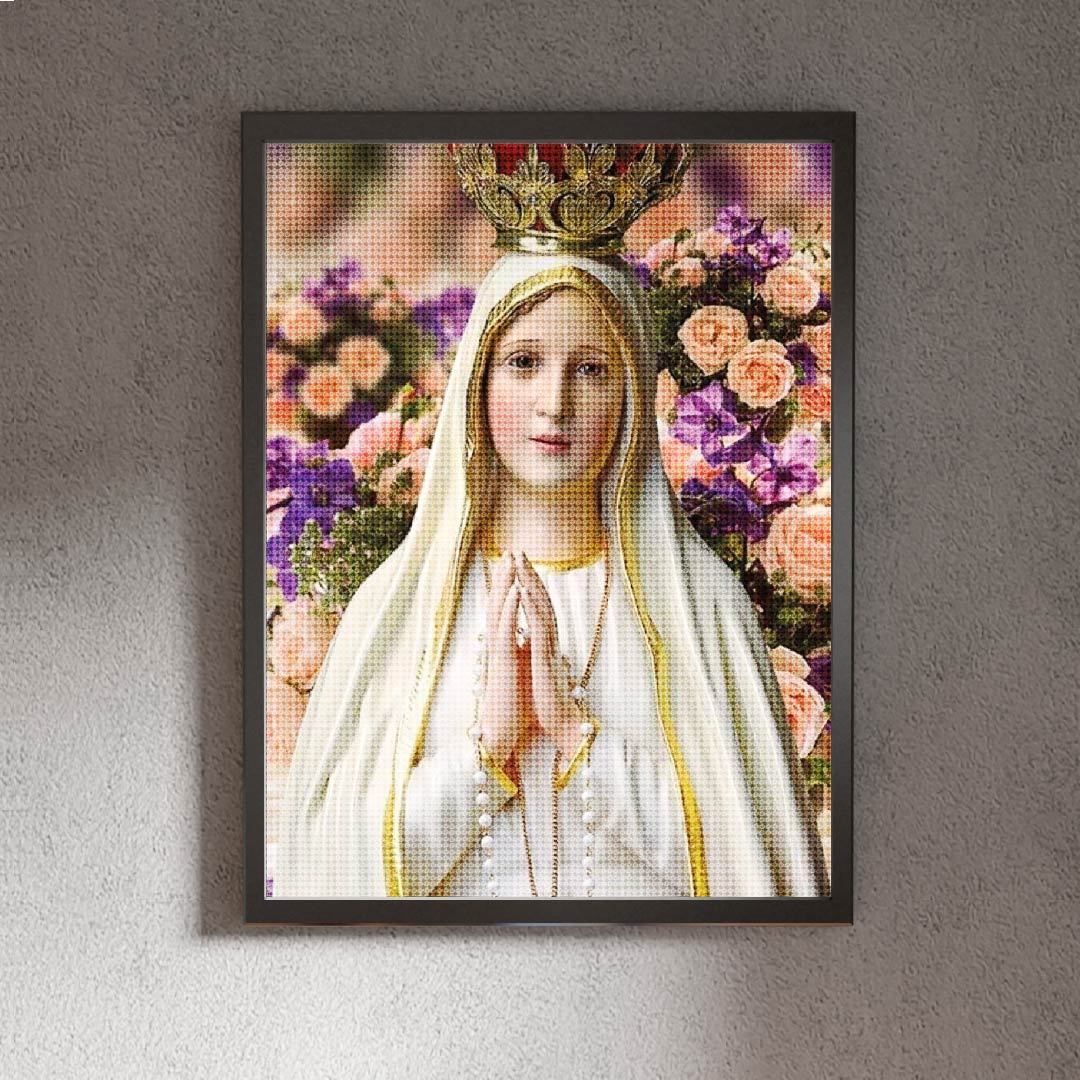 Kit Arte com Diamante - N. Sra de Fátima