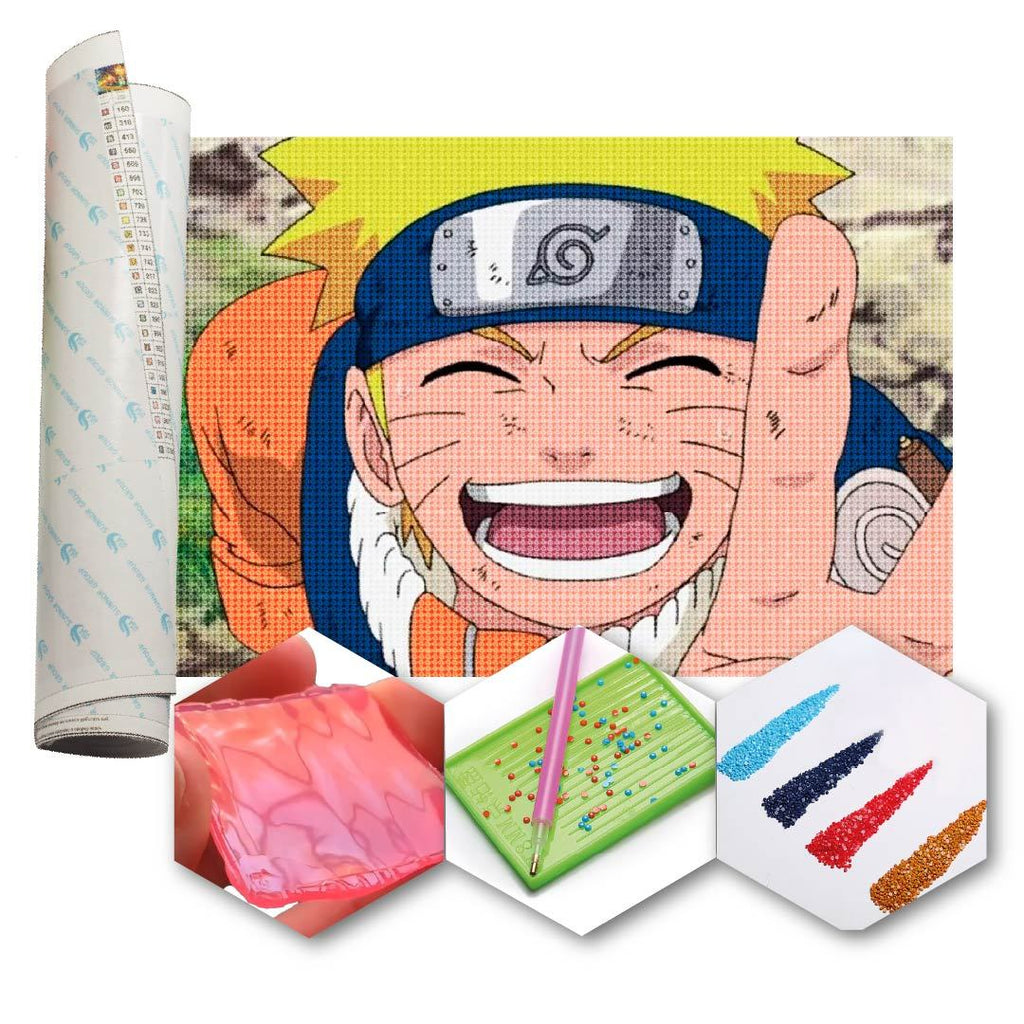 Kit Arte com Diamante - Naruto 2