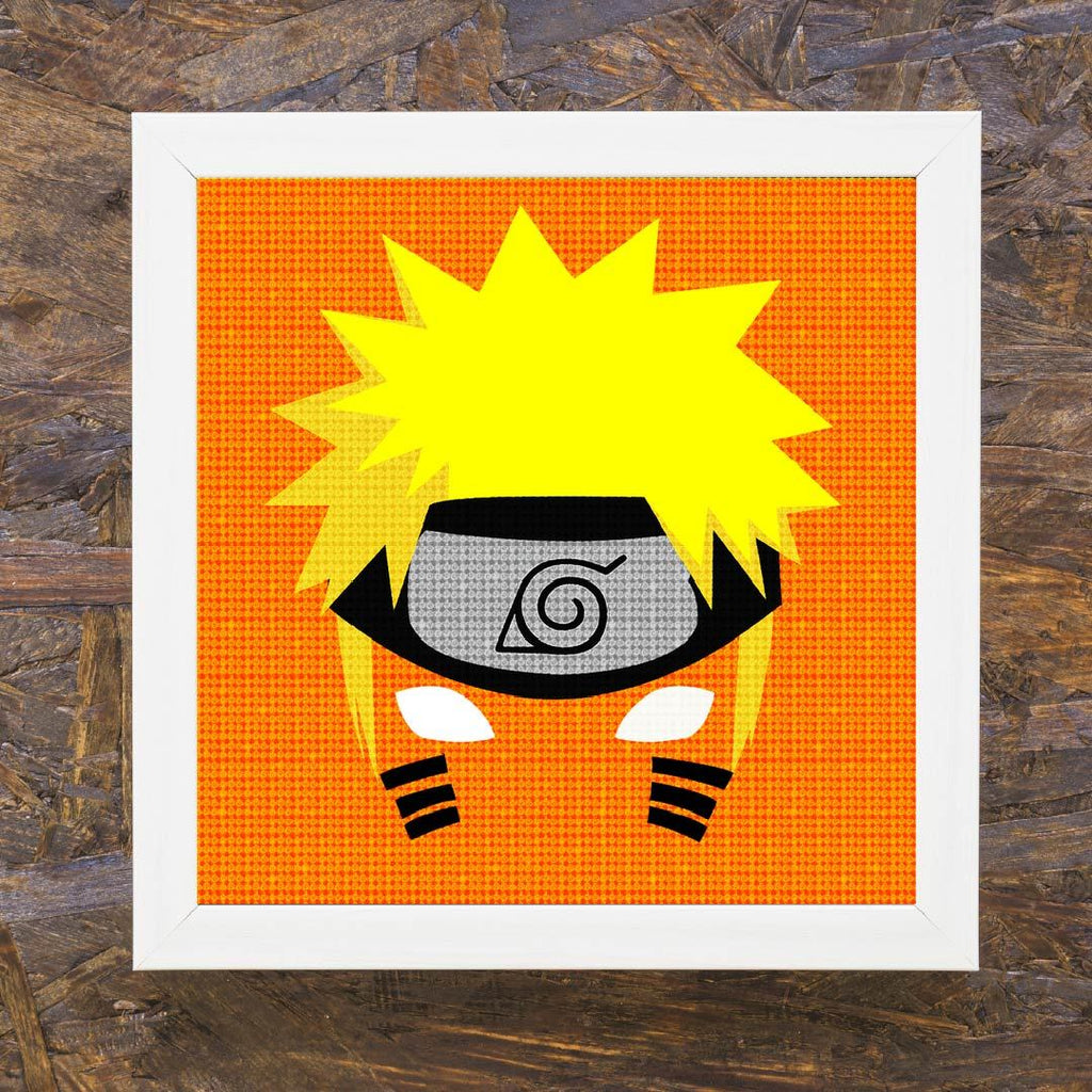 Kit Arte com Diamante - Naruto Minimalista