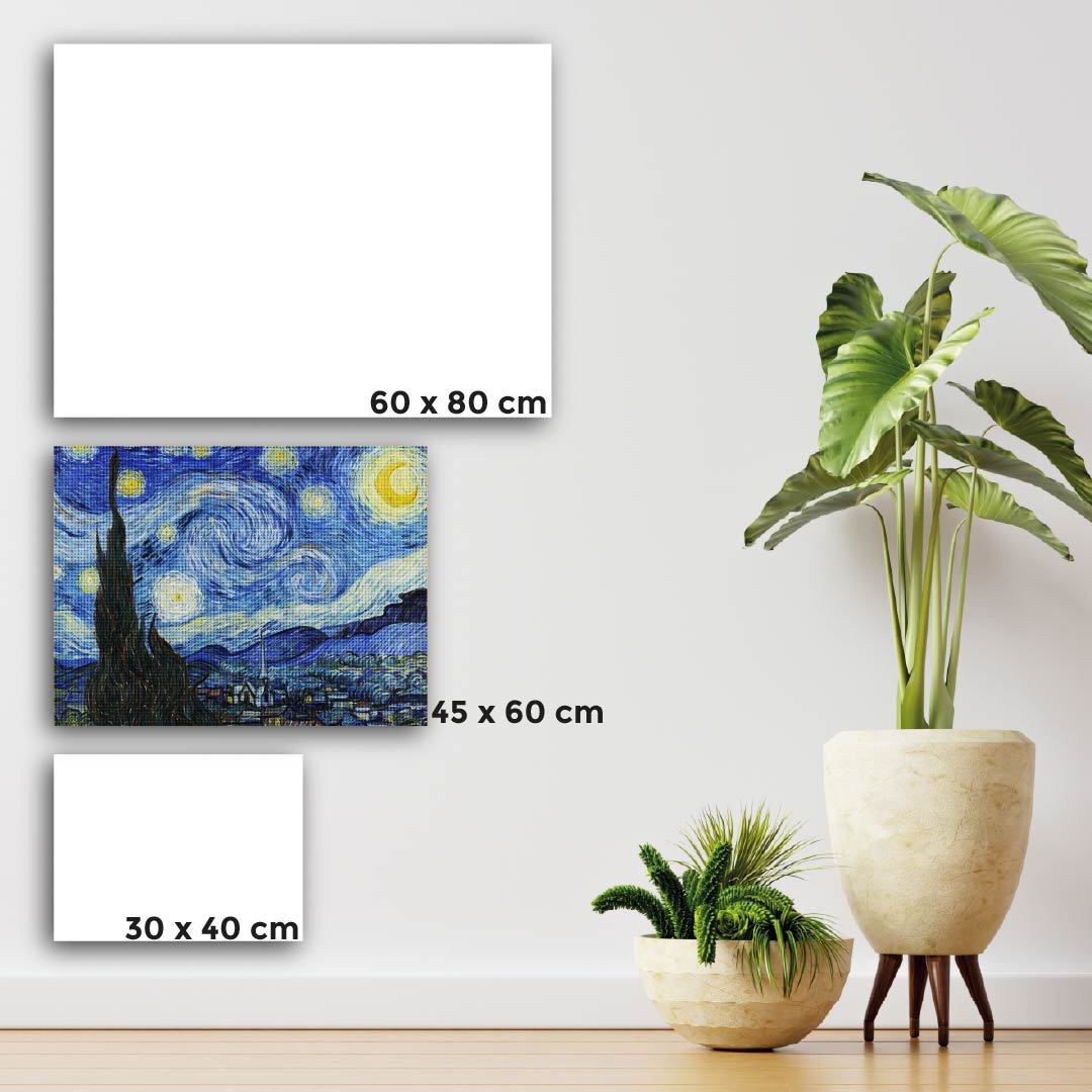 Kit Arte com Diamante - Noite Estrelada