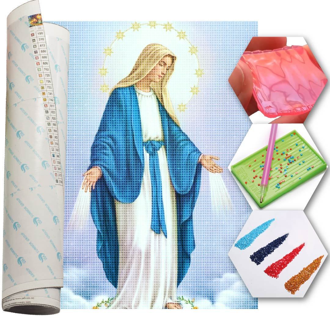 Kit Arte com Diamante - Nossa Senhora