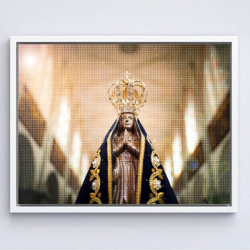 Kit Arte com Diamante - Nossa Senhora de Aparecida