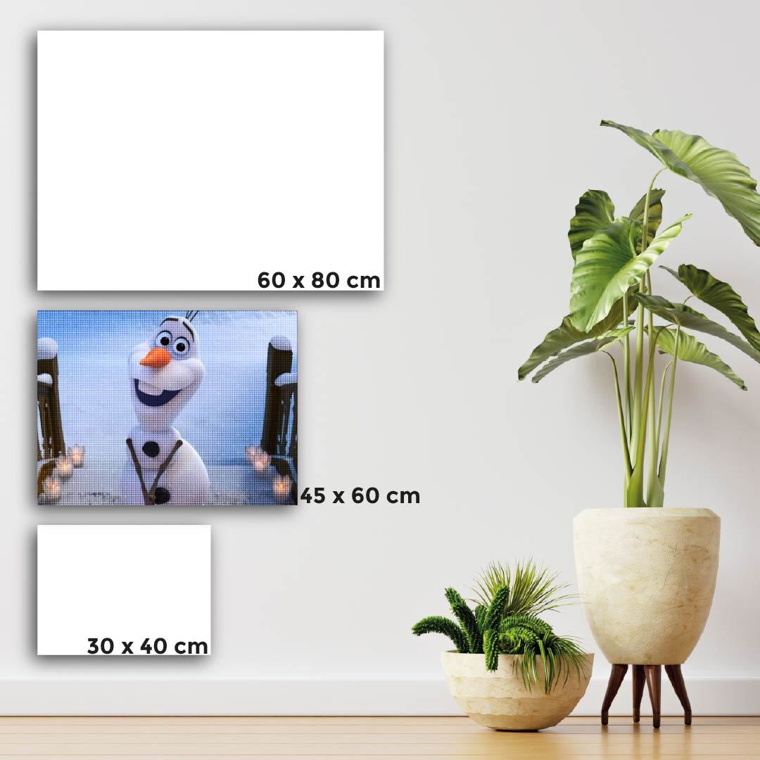 Kit Arte com Diamante - Olaf
