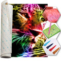 Kit Arte com Diamante - Onça Neon