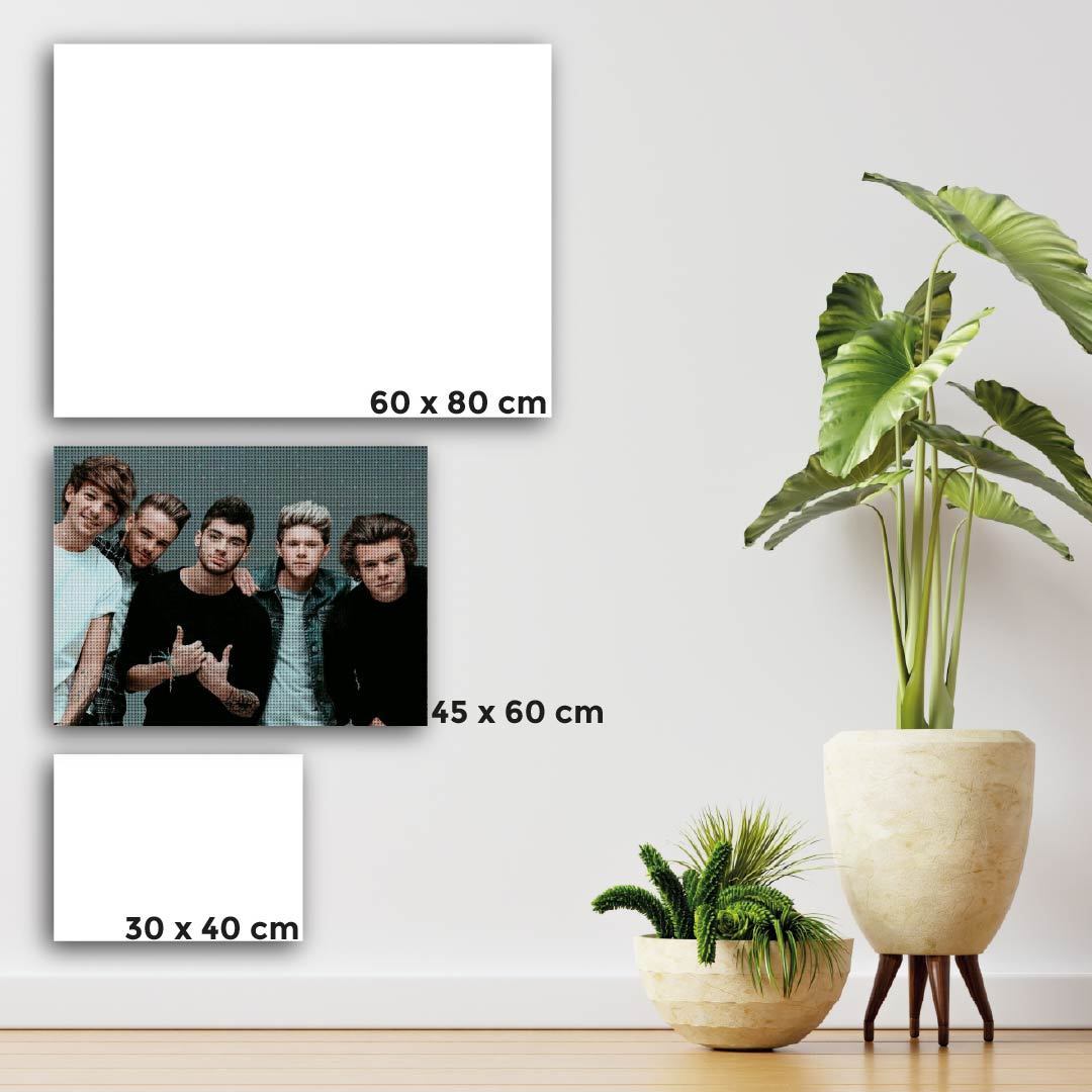 Kit Arte com Diamante - One Direction