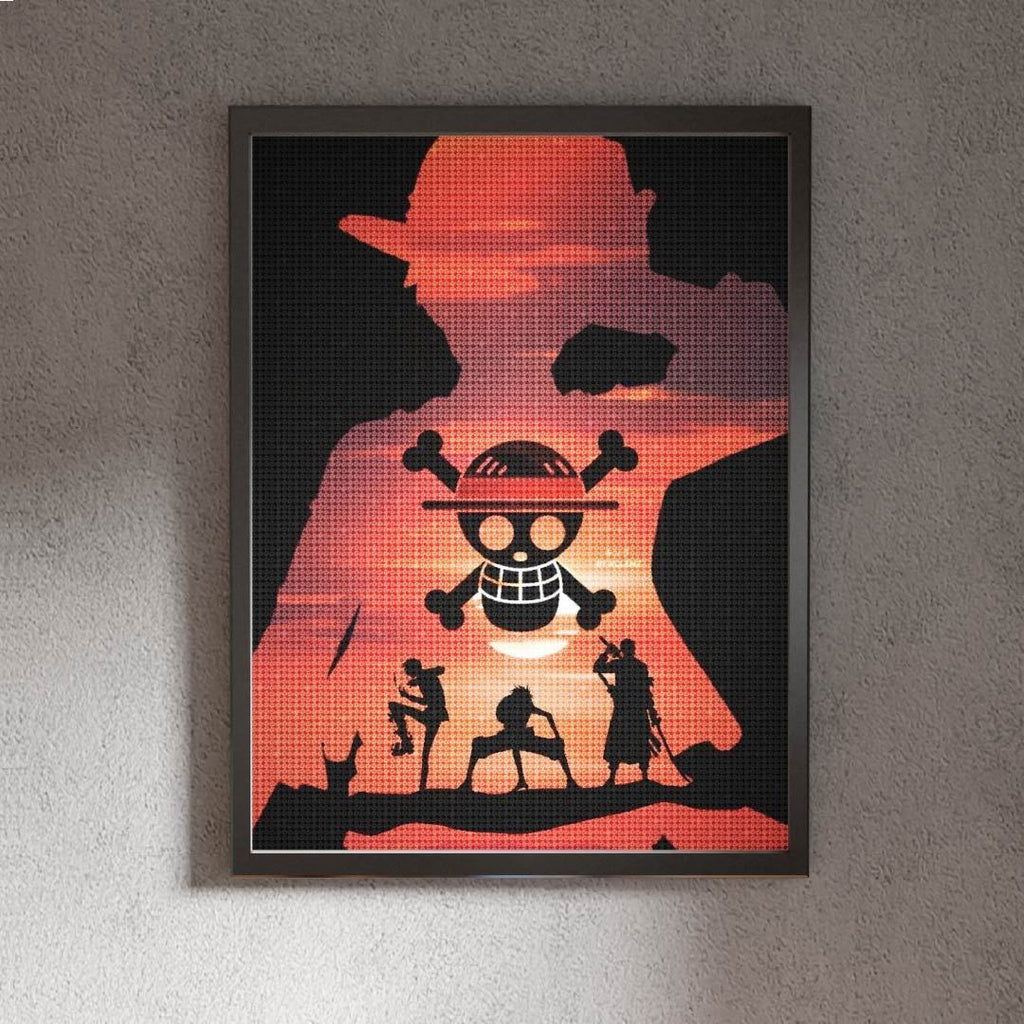Kit Arte com Diamante - One Piece