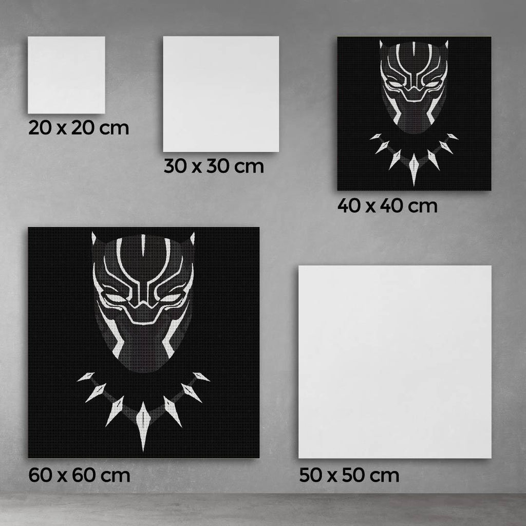 Kit Arte com Diamante - Pantera Negra