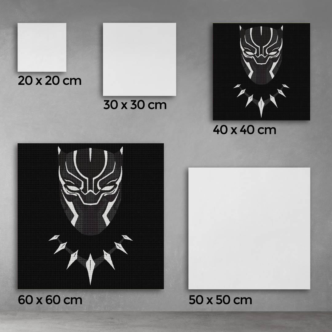 Kit Arte com Diamante - Pantera Negra