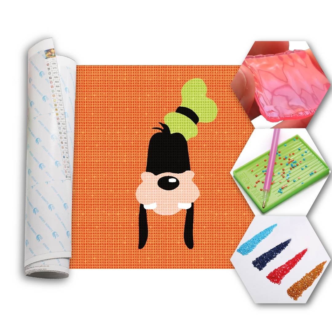 Kit Arte com Diamante - Pateta