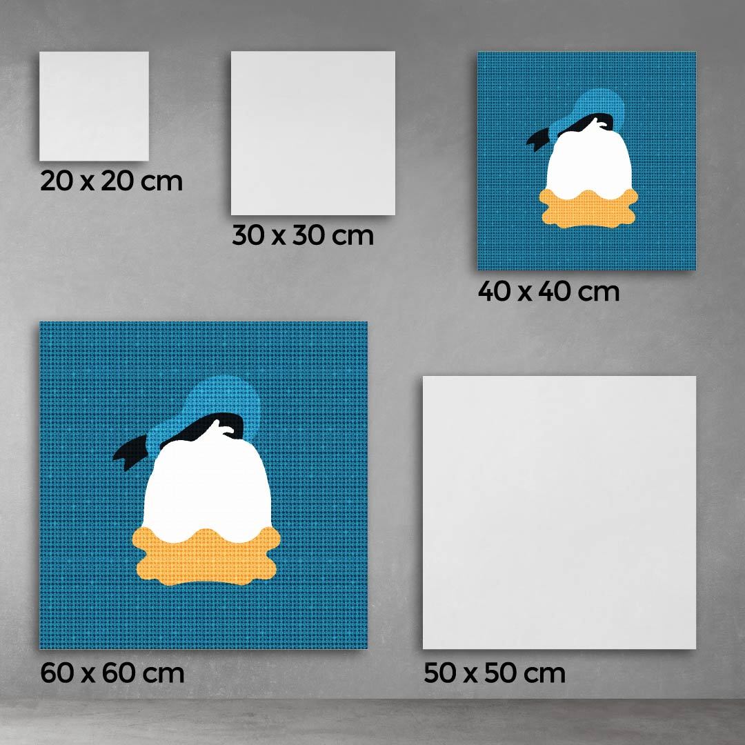 Kit Arte com Diamante - Pato Donald