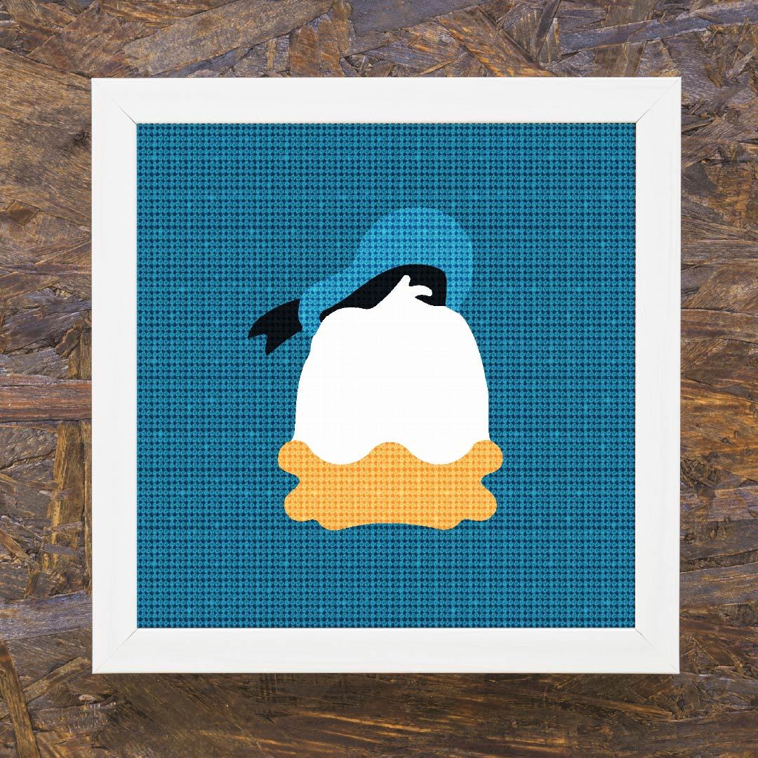 Kit Arte com Diamante - Pato Donald