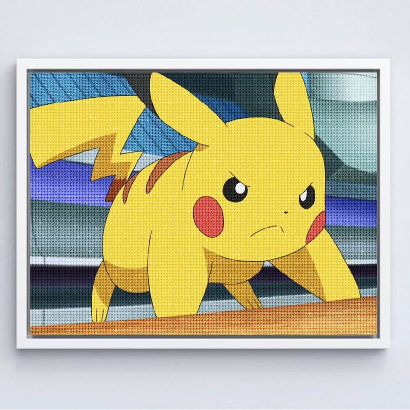 Kit Arte com Diamante - Pikachu