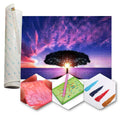 Kit Arte com Diamante - Por do Sol na Árvore