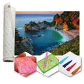 Kit Arte com Diamante - Por do Sol na Praia