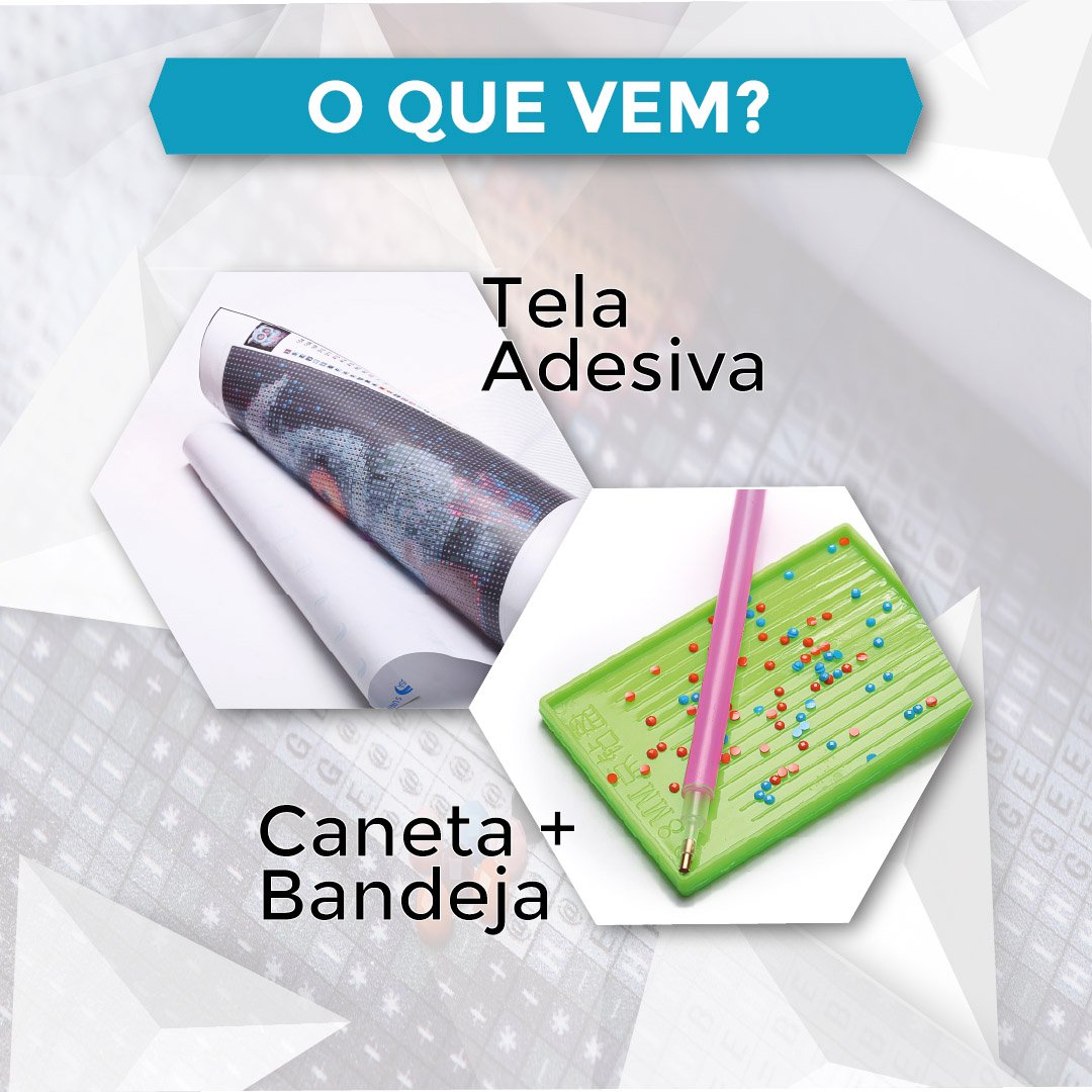 Kit Arte com Diamante - Amanhecer nas Montanhas