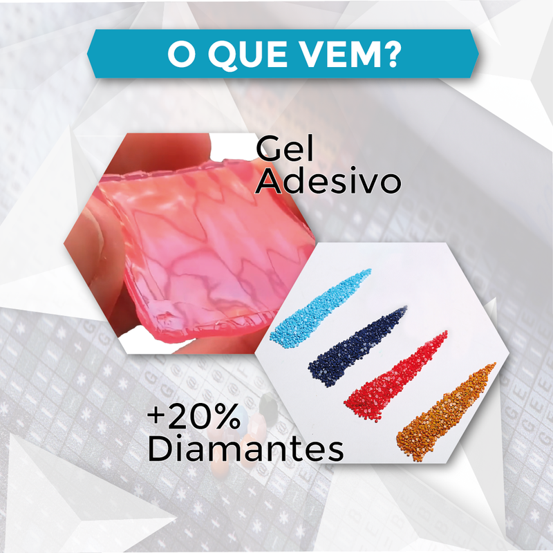 Kit Arte com Diamante - Harry Potter Pop Art