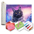 Kit Arte com Diamante - Purple Cat