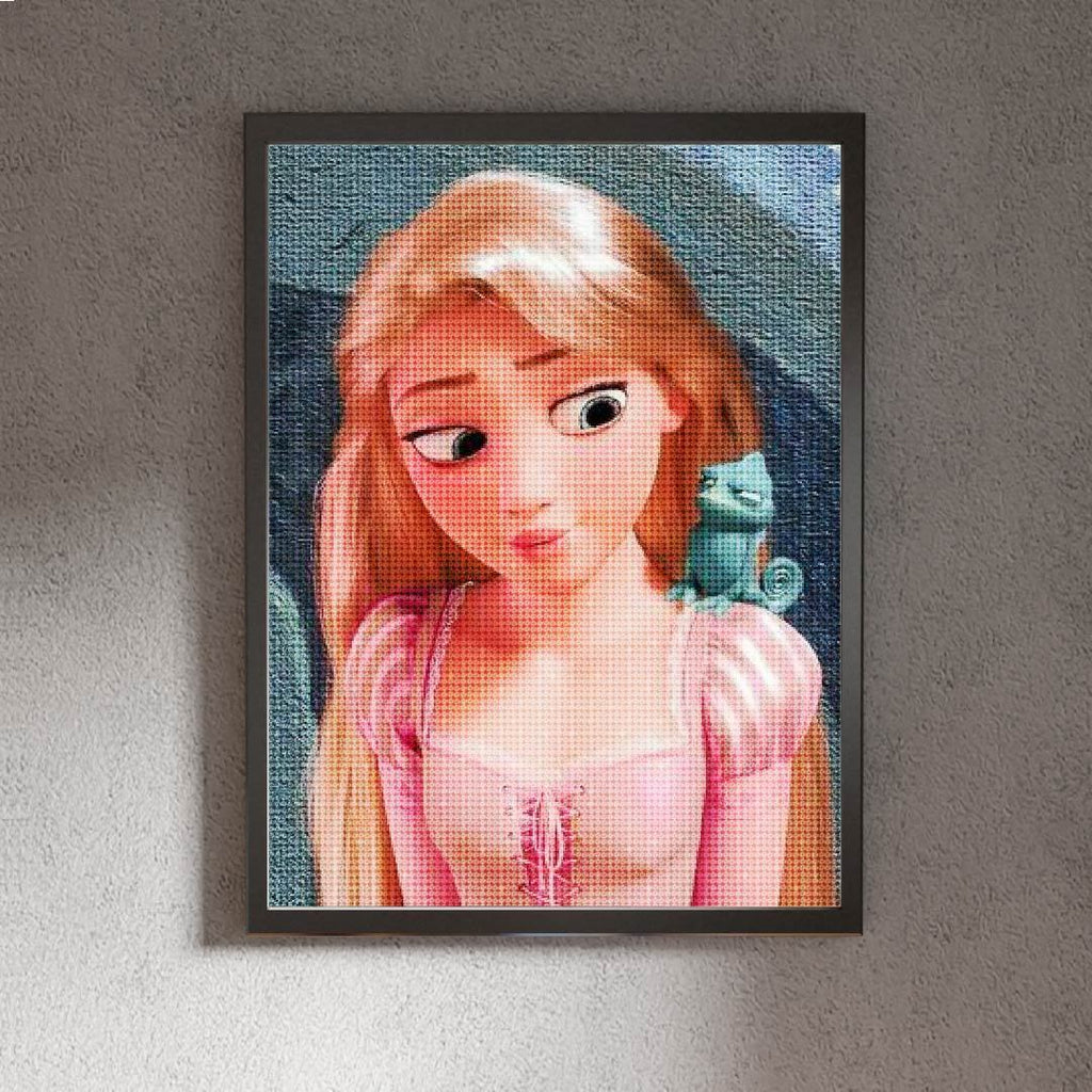 Kit Arte com Diamante - Rapunzel 2