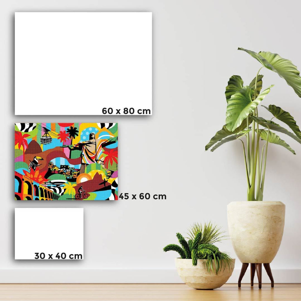 Kit Arte com Diamante - Rio de Janeiro Pop Art