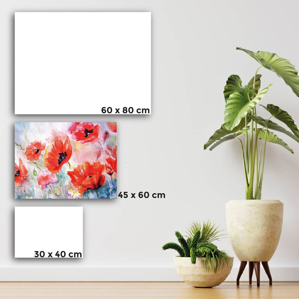 Kit Arte com Diamante - Rosas Selvagens