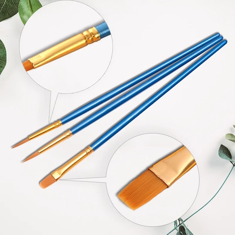 Kit pintura numerada  - lobo azul