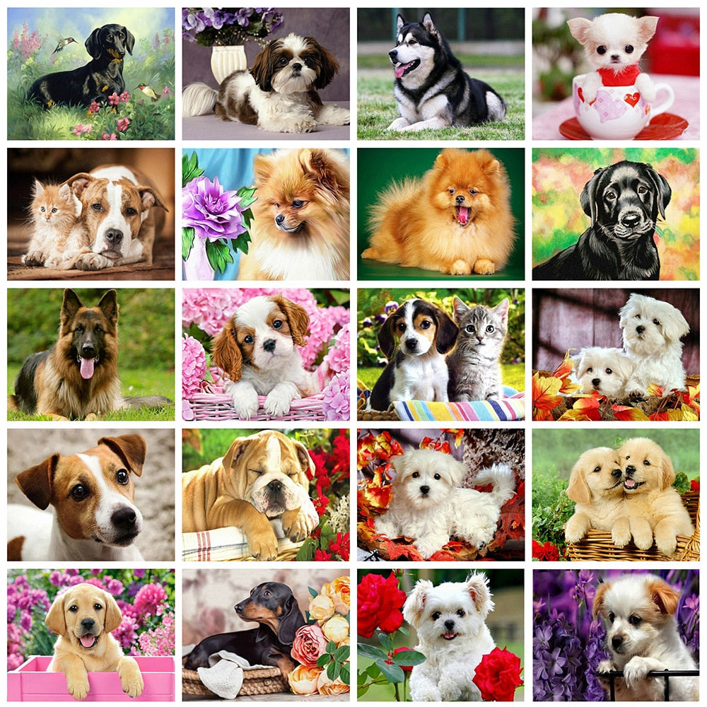 PINTURA DE DIAMANTE LOVE PET