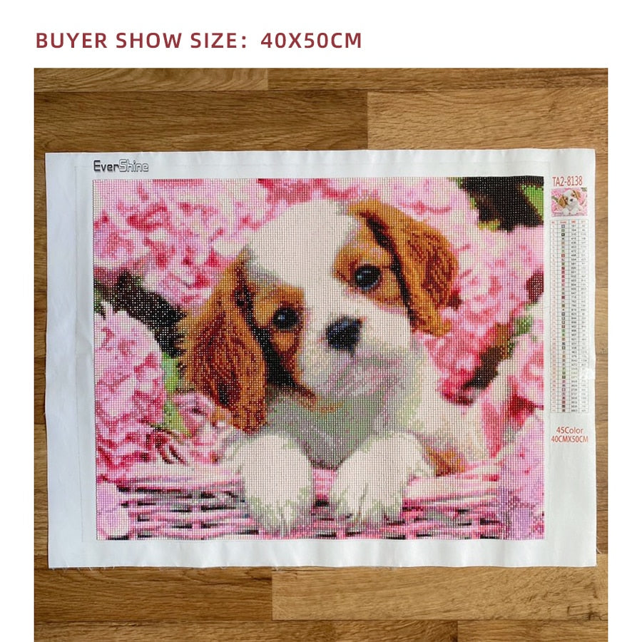 PINTURA DE DIAMANTE LOVE PET