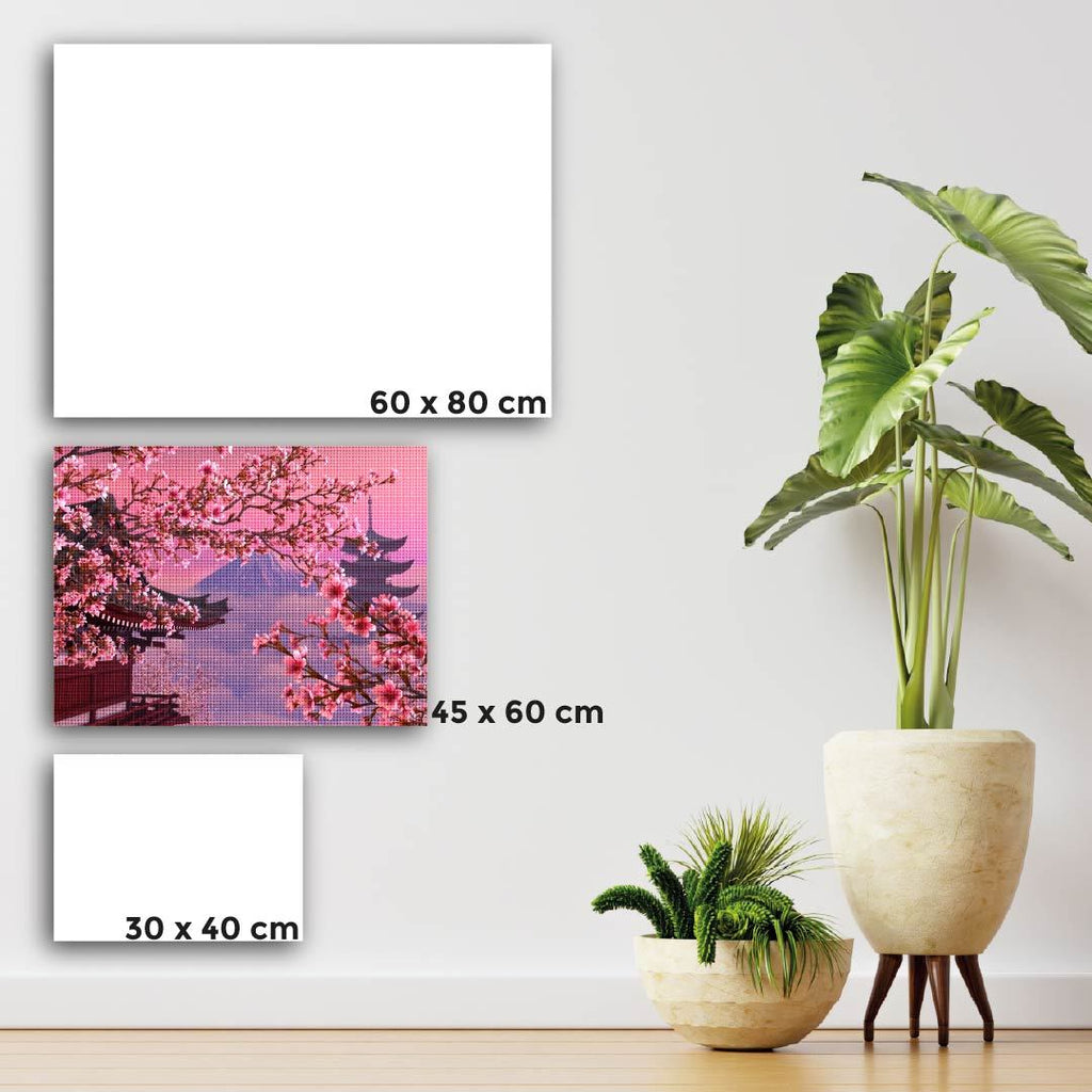 Kit Arte com Diamante - Sakura Japão