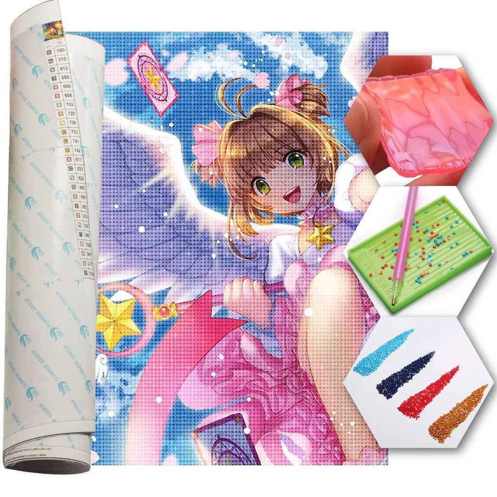 Kit Arte com Diamante - Sakura Cardcaptor