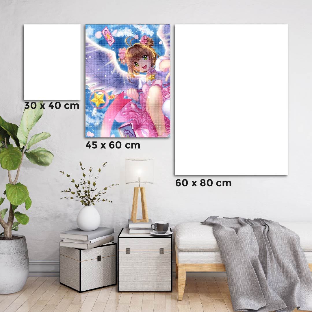 Kit Arte com Diamante - Sakura Cardcaptor